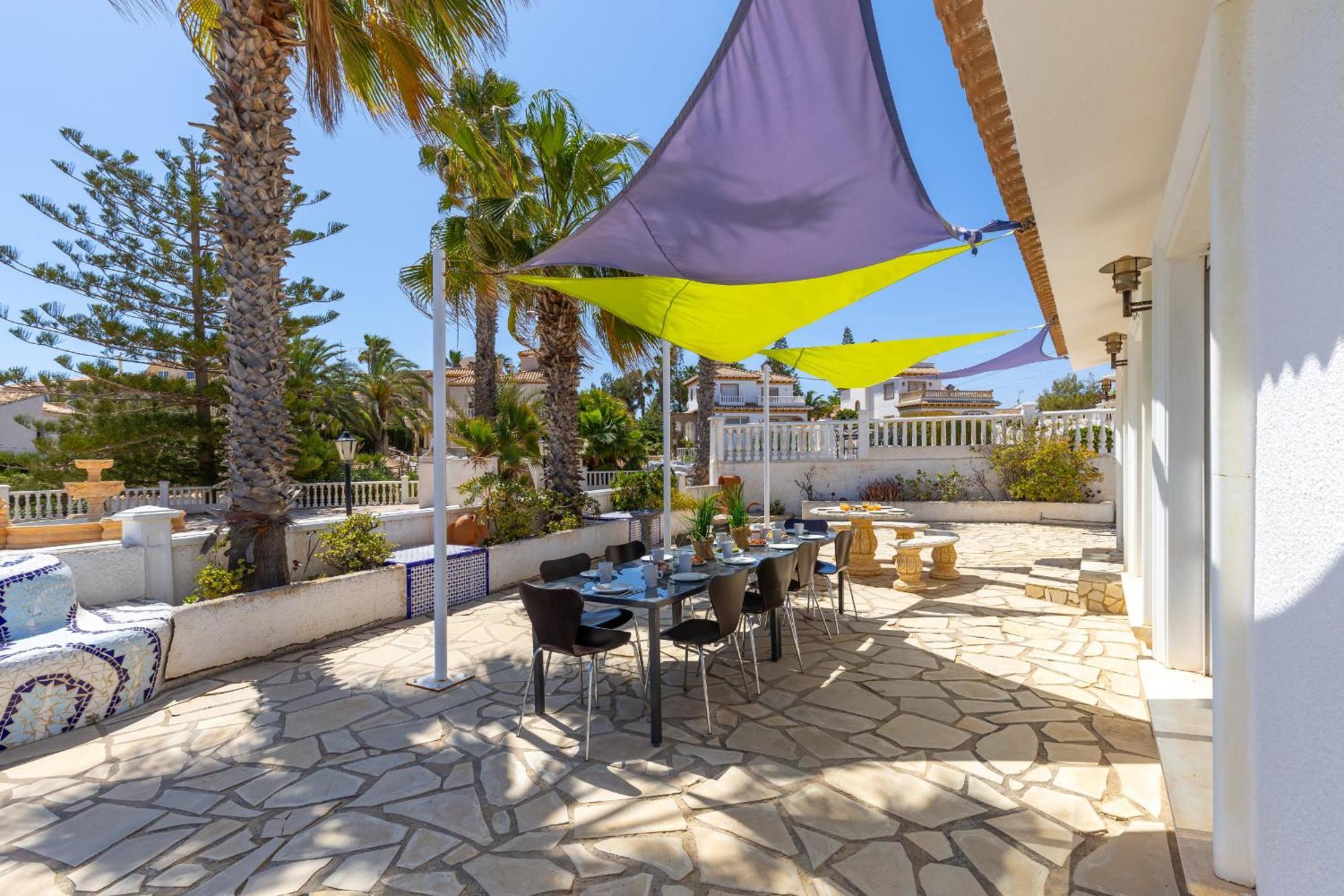 Вилла Fidalsa Grand Mediterranean Beachfront Плайя-Фламенка Экстерьер фото