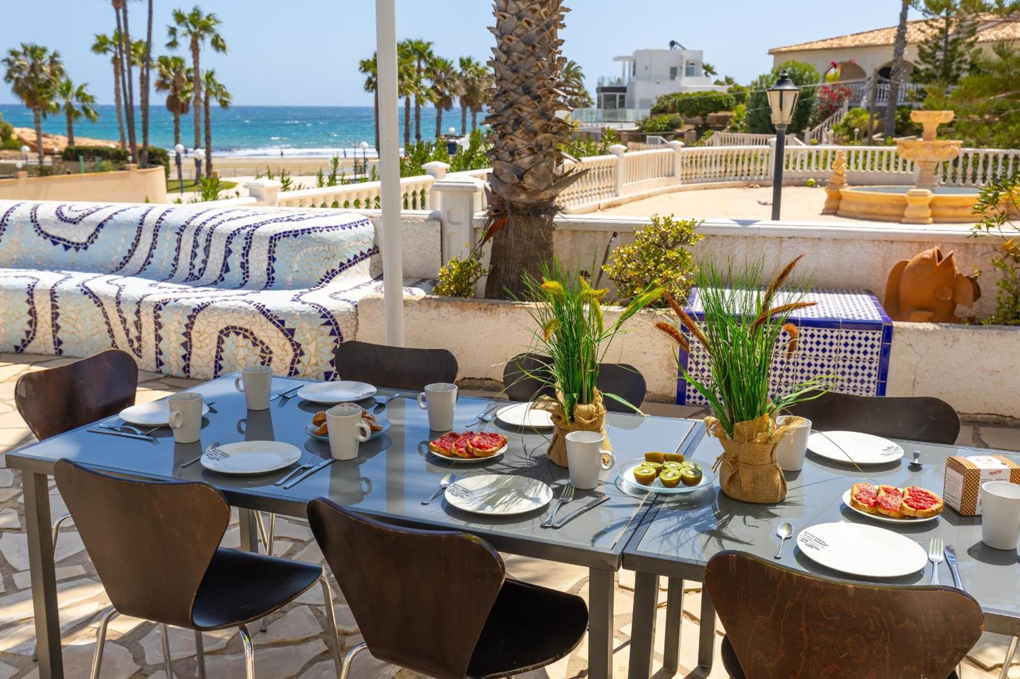 Вилла Fidalsa Grand Mediterranean Beachfront Плайя-Фламенка Экстерьер фото
