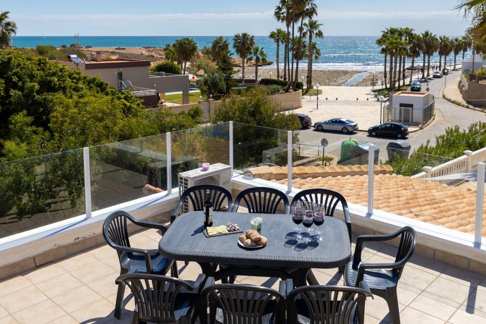 Вилла Fidalsa Grand Mediterranean Beachfront Плайя-Фламенка Экстерьер фото